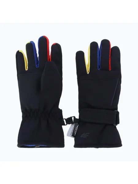 Mănuși de schi pentru copii 4F Fnk deep black negru
