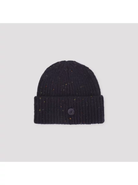 Carhartt WIP czapka z dodatkiem wełny Anglistic Beanie fioletowy