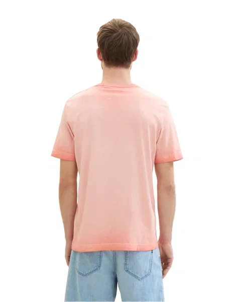 TOM TAILOR Tricou roz alb