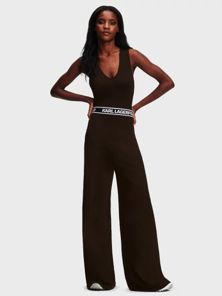 Комбінезон Karl Lagerfeld з автографом чорний