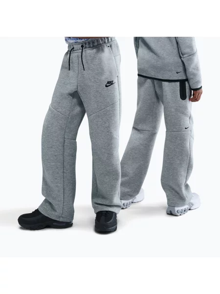 Gyerek nadrág Nike Sportswear Tech Fleece dark grey heather/black/black. Méret: fekete