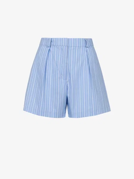 FEMSSY Kalhoty ARIA STRIPE SHORTS BLUE' modrá