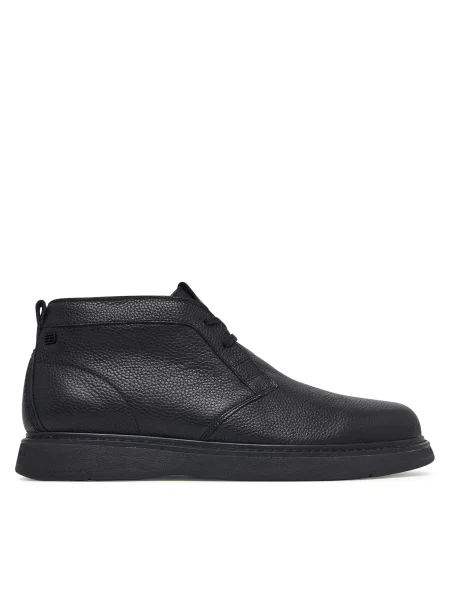 Tommy Hilfiger Pantofi Comfort Leather Chukka negru