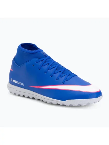 Încălțăminte de fotbal pentru bărbați Nike Mercurial Superfly 10 Club TF racer blue/white alb