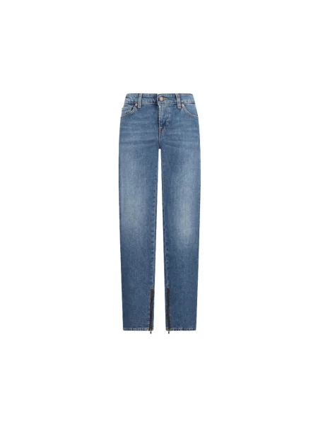 Skinny jeansy skinny 7 For All Mankind niebieskie