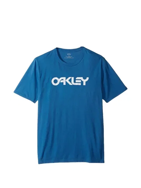 Tricou Oakley cu imagine albastru