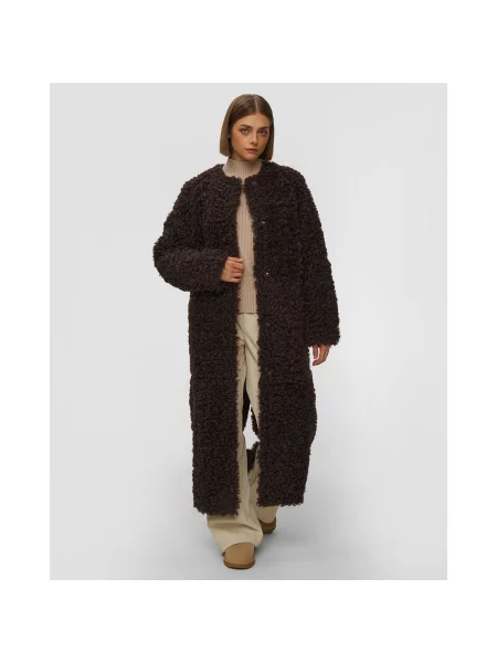 Płaszcz Futrzany Stand Studio Renata brązowy