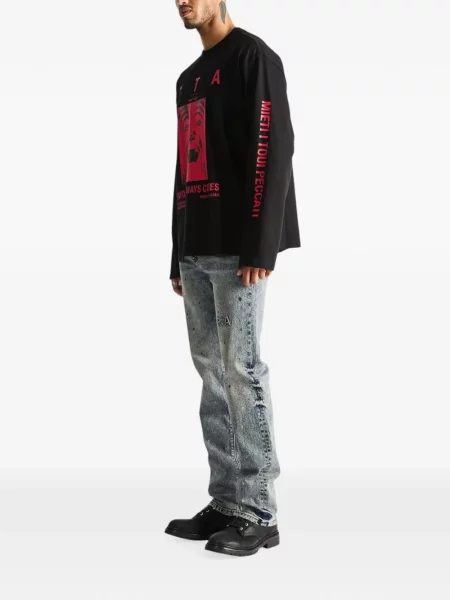 Lung tricou Rta negru