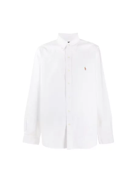 Koszula Polo Ralph Lauren z długim rękawem z twillu biała