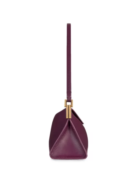 Geantă Balmain din piele violet