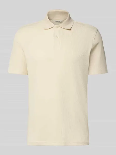 Koszulka polo o kroju regular fit z mieszanki bawełny model BLAZE' Selected Homme biała