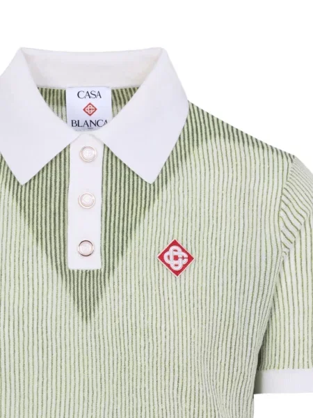 Polo Casablanca cu dungi verde