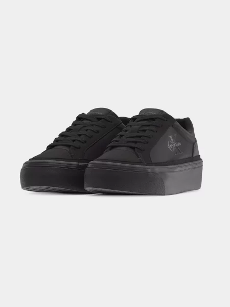 Sneakers Calvin Klein Vulc Flatf Laceup Ny-Su negru