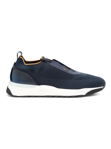 Sneakersy Santoni niebieskie