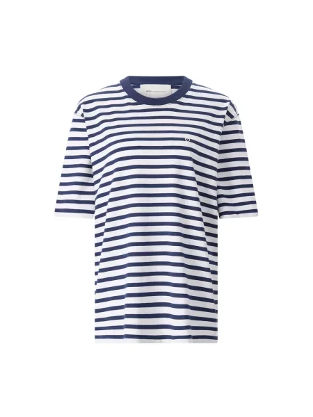 Wielobarwność koszulka Ami Paris niebieska