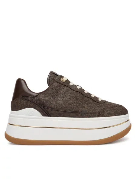 Sneakersy MICHAEL Michael Kors brązowe