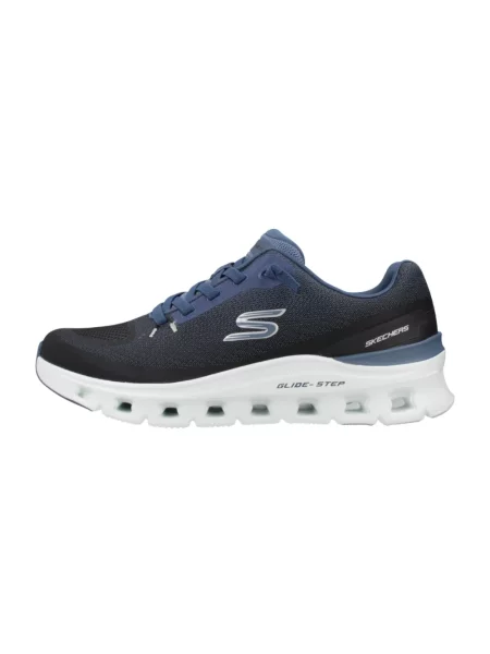 Sneakersy Skechers niebieskie