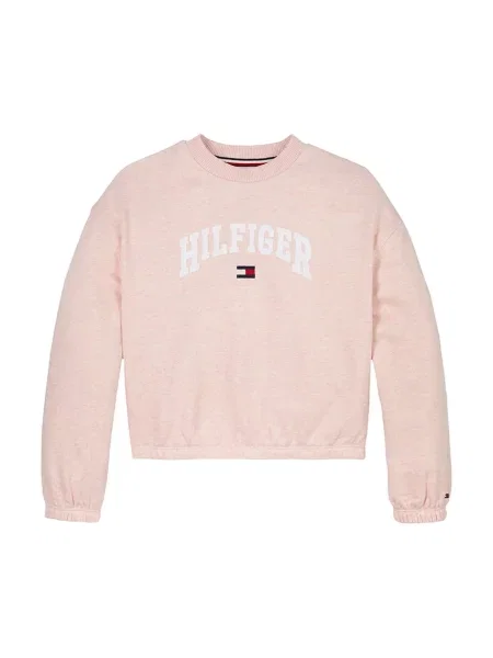Tommy Hilfiger Dětská mikina růžová