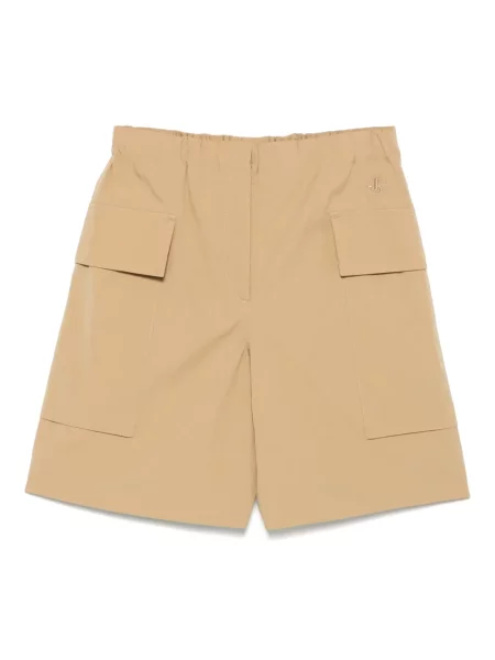 Pantaloni scurți cargo Jil Sander maro