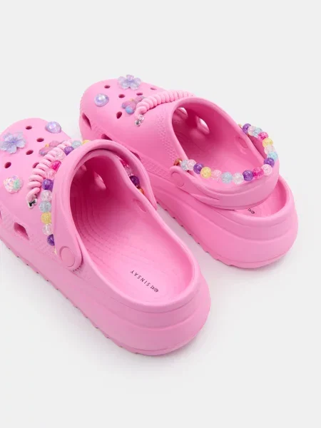 Сабо Sinsay розовые