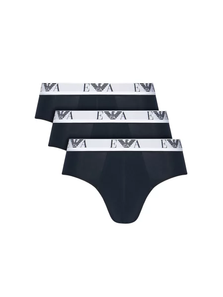 Emporio Armani Underwear Σετ σλιπ 3 τμχ. Σκούρο μπλε
