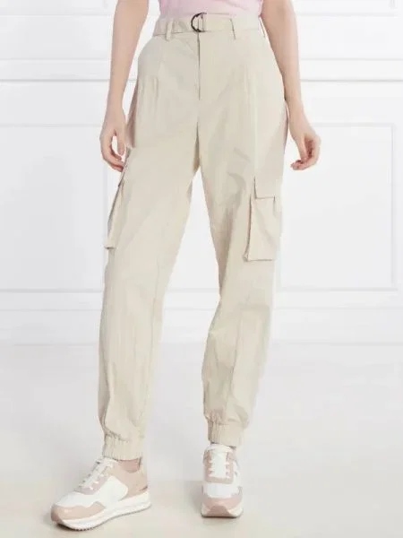 GUESS Pantaloni cargo | high waist bej