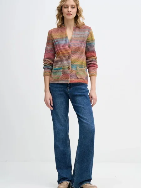 Кардиган з додаванням вовни United Colors of Benetton синій