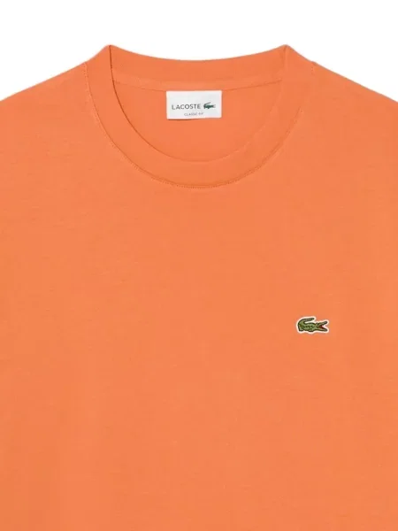 Tricou Lacoste cu autograf portocaliu