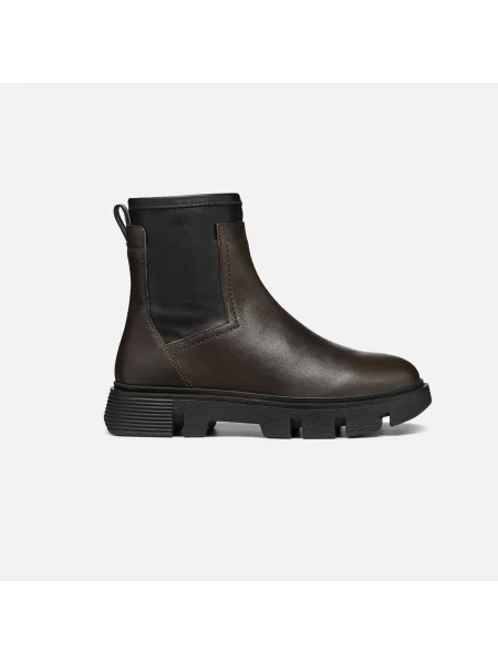 Боти до глезена Geox кафяво