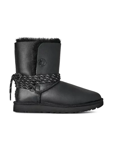 UGG bocanci de piele Bailey Tie Lthr negru