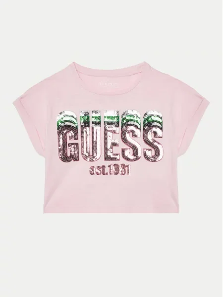 Футболка Guess розовая