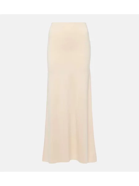 Fusta maxi Fforme de lână galben