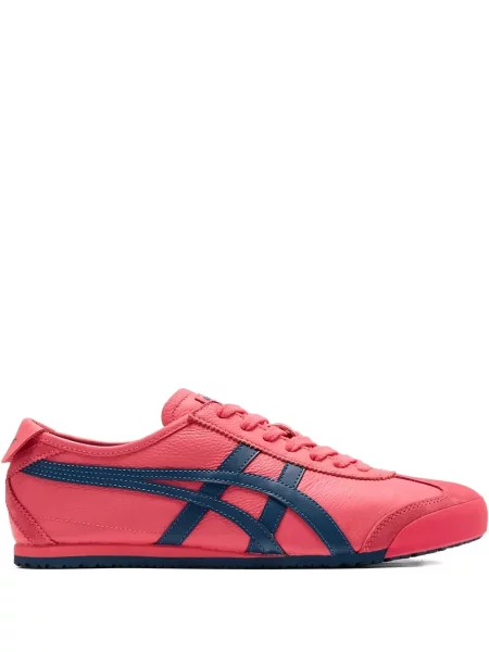 Sneakerși Onitsuka Tiger din piele cu dungi de tigru albastru