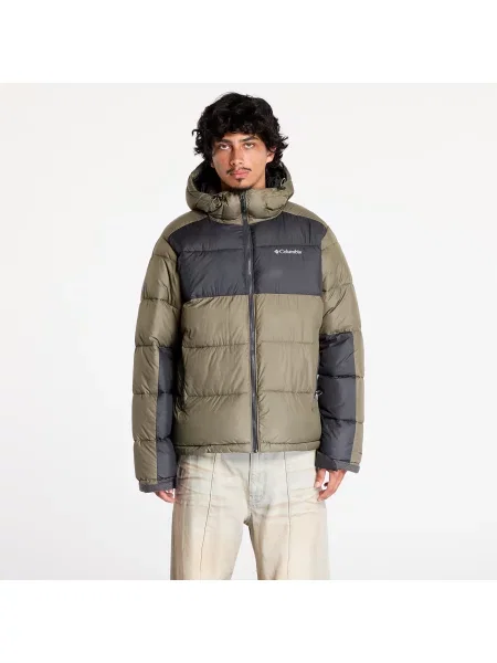 Pikčasta jakna Columbia s kapuco kamni zelena