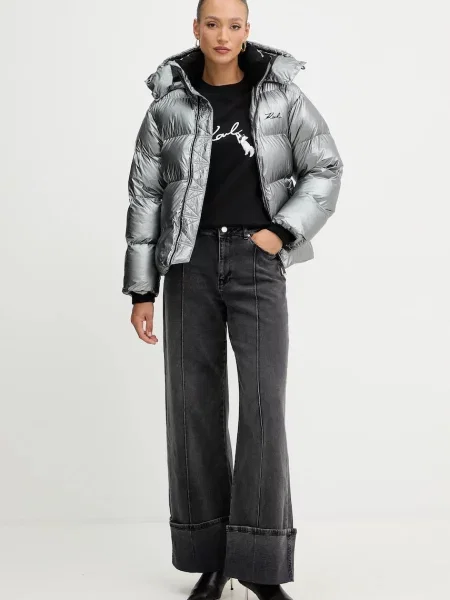 Karl Lagerfeld bluza IKON SIGNATURE z nadrukiem czarny