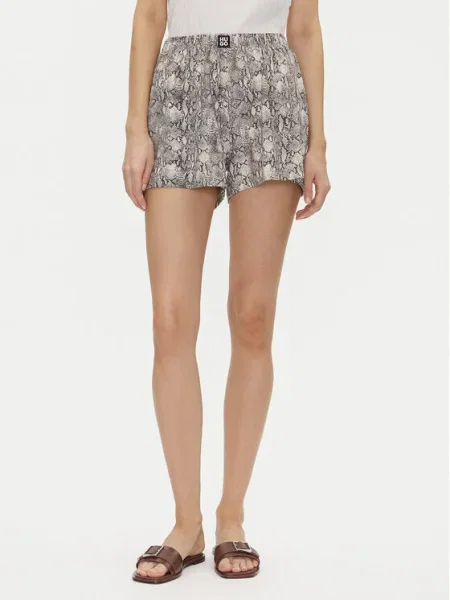 HUGO Пижамени шорти Nika_Shorts кафяв