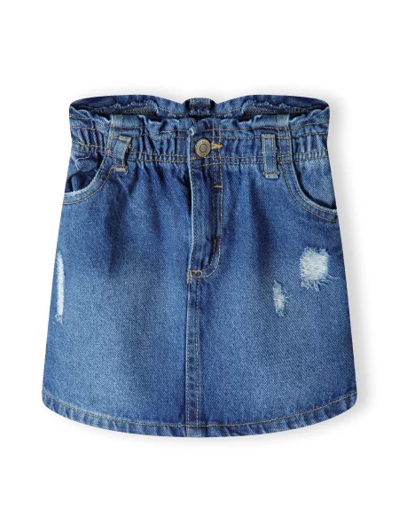 MINOTI Fustă albastru denim / albastru închis alb