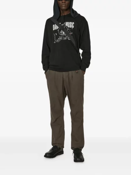 Pantaloni Undercover plisate maro