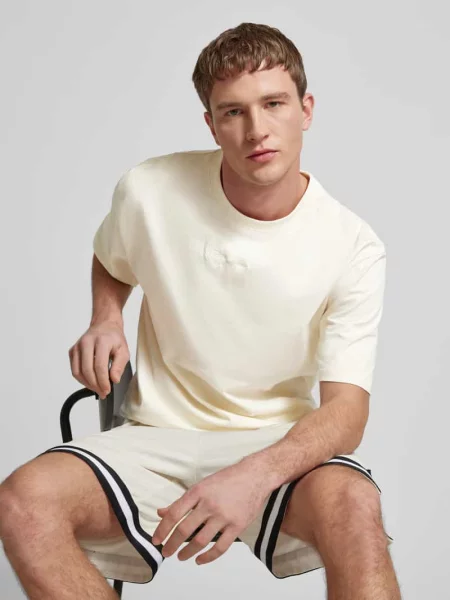 T-shirt z wyhaftowanym logo Karl Kani biała