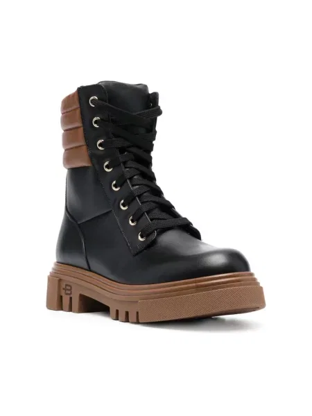 Buty do kostki Baldinini skórzane czarne