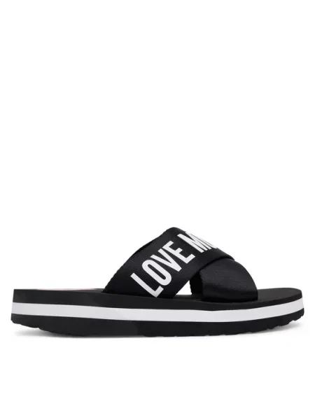 Pantofle Love Moschino černé