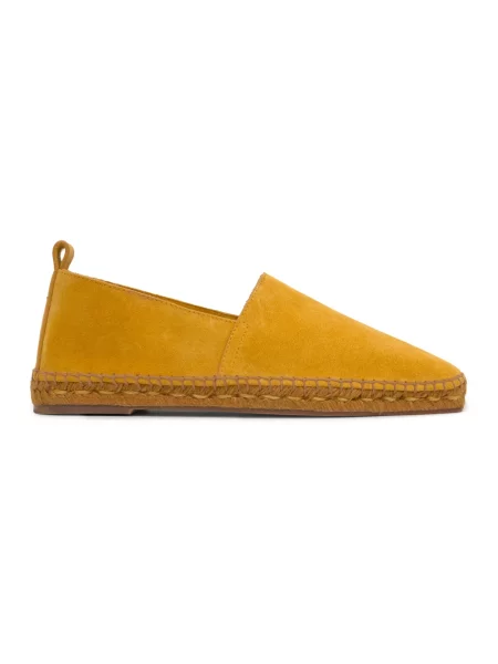 Espadryle Castaner skórzane żółte