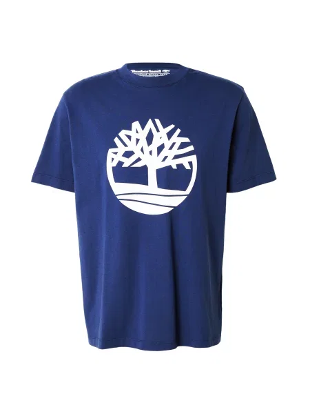 TIMBERLAND Tricou NORTHWOOD TREE bleumarin alb