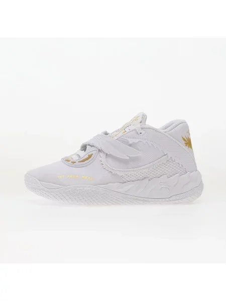 Sneakers Puma Mist Puma White-Gold EUR alb