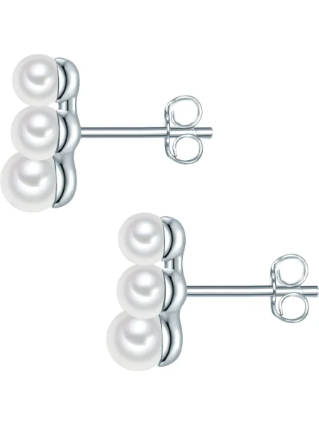 Valero Pearls Uhani srebrna / biserno bela