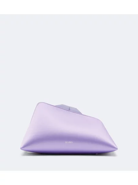 Geantă plic The Attico din satin violet