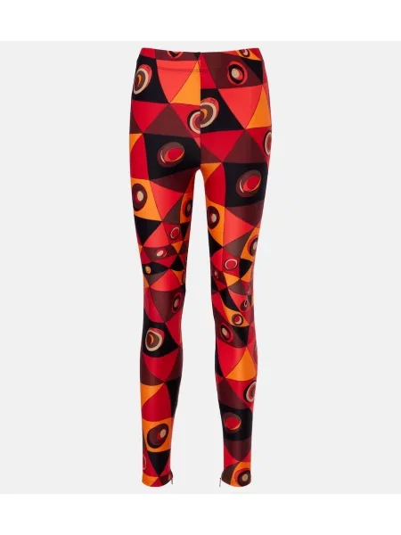 Leggings Pucci portocaliu