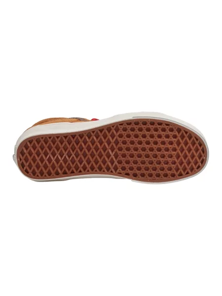 Sneakersy Vans skórzane brązowe