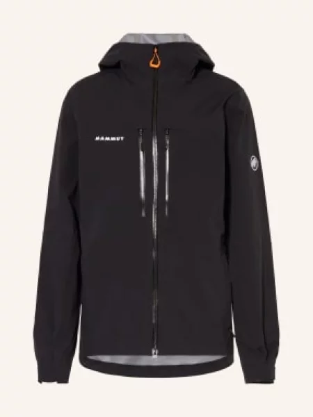 Mammut Kurtka Typu Hardshell Stoney Hs Z Kapturem schwarz czarna