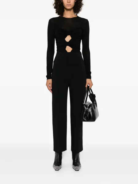 Pantaloni Alberta Ferretti negru